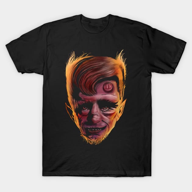 Shirt with devil face outlet